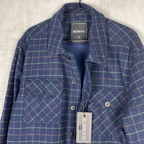 Blank NYC oversized plaid shacket - Picture 3 of 6